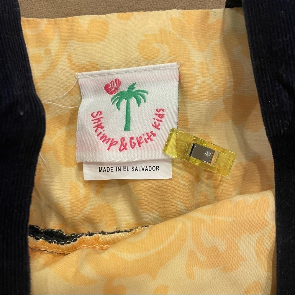 Shrimp & Grits Kids Corduroy Chicken Girls Jumper Size 6M - Picture 7 of 11